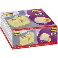 post it 3m 76 x 76mm sticky notes canary yellow pack of 16 pads