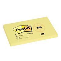 post it sticky notes 76 x 127mm canary yellow 100 sheets per pad pack  ...