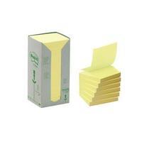 post it sticky notes z notes tower recycled yellow 16 x 100 pack