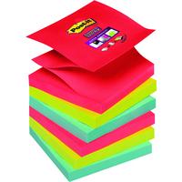 Postit Ss Znotes Pop 76X76Mm Ast Pk6