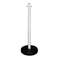 POST WHITE FREESTANDING CIRCULAR PLASTIC BASE, QTY 1