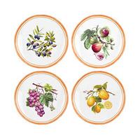 Portmeirion® Alfresco Pomona Salad Plates ? (3 + 1 FREE), Porcelain
