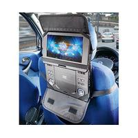 portable rotating screen dvd player with in car kit