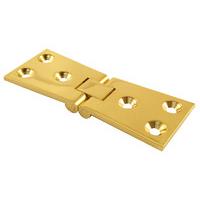 polished brass bar flap hinge 32x101mm