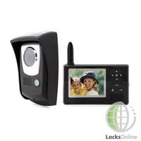portable wireless video door intercom 35 display