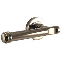 Porto Polished Nickel Lever Handle on 50mm Rose