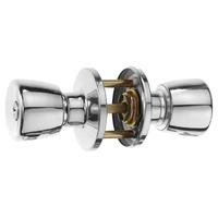 Polished Chrome Entrance Locking Door Knob Set