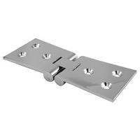 polished chrome bar flap hinge 35x102mm in pairs