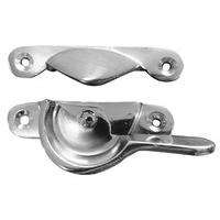 polished chrome fitch window fastener handle 65mm