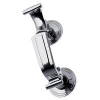 polished chrome doctor knocker 203x64mm