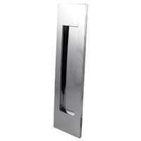 polished chrome vertical victorian letter box 229x67mm