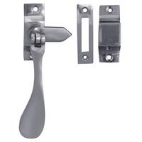 Polished Chrome Mortice and Hook Plate Window Fastener Handle