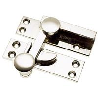 Polished Nickel Sash Window Fastener 67mm