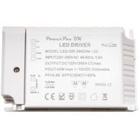 PowerPax UK LED-DR-700DIM-62 0-10V Dimmable 700mA LED Driver 43.4W