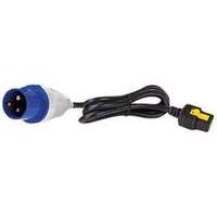 power cord locking c19 to iec309 16a 30m