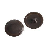 Pozi Cover Cap Dark Brown No.6-8 Forge Pack 50