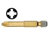 Pozidriv 2pt Titanium Coated Screwdriver Bit 50mm