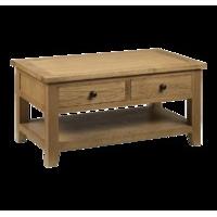 Portland Coffee Table with 2 Drawers