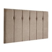 Portmore Kimiyo Linen Headboard Brown Double
