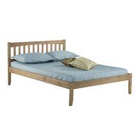 porto wooden bed frame pine double