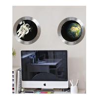 Porthole Space Wall Stickers