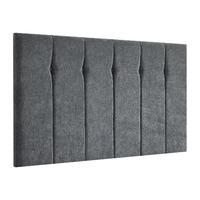 Portmore Kimiyo Linen Headboard Granite Double