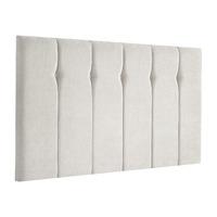 Portmore Kimiyo Linen Headboard Angora Small Double