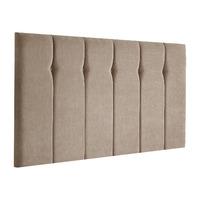 portmore kimiyo linen headboard brown small double