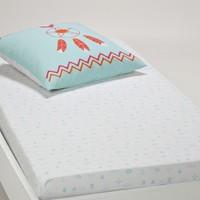 polar printed cotton fitted sheet
