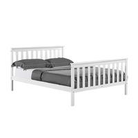 Portland White Wooden Bed Frame Double White