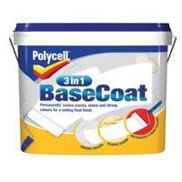 Polycell 3 In 1 White Matt Basecoat 7L
