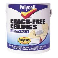 polycell white smooth matt emulsion paint 25l