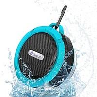 Portable Waterproof Bluetooth 3.0 Speaker For Outdoor/Shower with Built-in Microphone Suction Cup