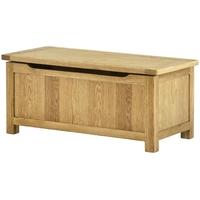 Portland Oak Blanket Box