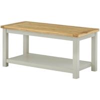 Portland Stone Grey Painted Coffee Table