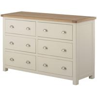 Portland Cream Chest of Drawer - 6 Drawer