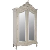 Portofino 2 Door Mirrored Armoire