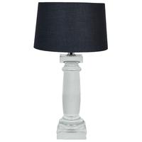 poeta crystal ballaster lamp base only