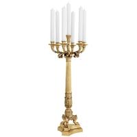 Polish Brass Candle Holder Jefferson