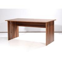 Power Wooden Computer Desk In Walnut