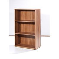 power range filing cabinet in walnut with 2 shelves