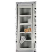 POST BOX LOCKERS 5 COMP GREY WITHOUT DOORS