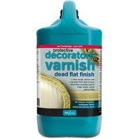 polyvine water base decorators dead flat varnish 4ltr