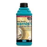 Polyvine Wax Finish Varnish DEAD FLAT 1 Litres