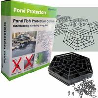 PondXpert Pond Protector Floating Fish Pond Net. Interlocking Rings. Protect Fish from Heron. Super Value Pond Netting.