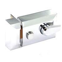 polished chrome double locking nightlatch