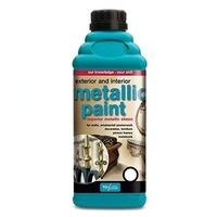 Polyvine Interior or Exterior Metallic Paint 4 litre - Bright Gold