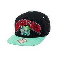 pokemon unisex bulbasaur flat cap green one size