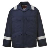 Portwest FR25NARXXXL Bizflame Plus Jacket, Regular, Size: 3X-Large, Navy