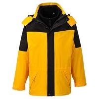 portwest s570yerxl aviemore 3 in 1 mens jacket regular size x large ye ...